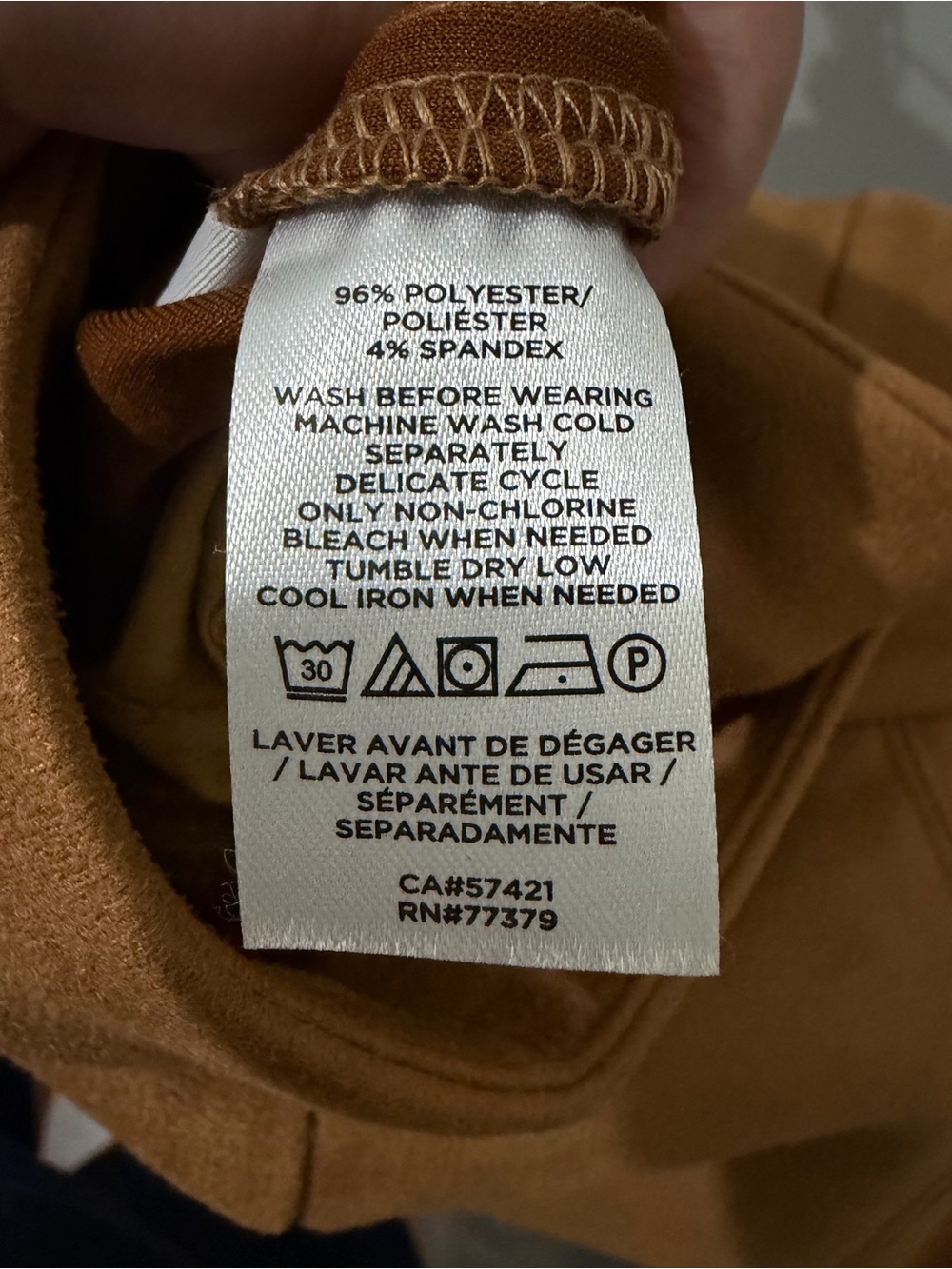 Ann Taylor Cropped Wide-Leg Pants in Camel Brown - Picture 4 of 4